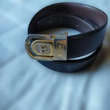 BALLY 블랙 가죽 벨트