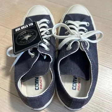 컨버스 올스타 로우컷 코듀로이 그레이 24cm