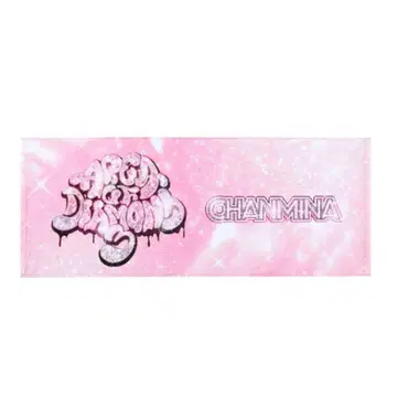 CHANMINA LIVE 타월 AOD3 FACE TOWEL 핑크