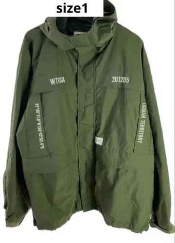 올리브 나일론 자켓