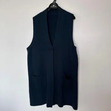 레리안 다크 그린 니트 베스트 13+ 사이즈