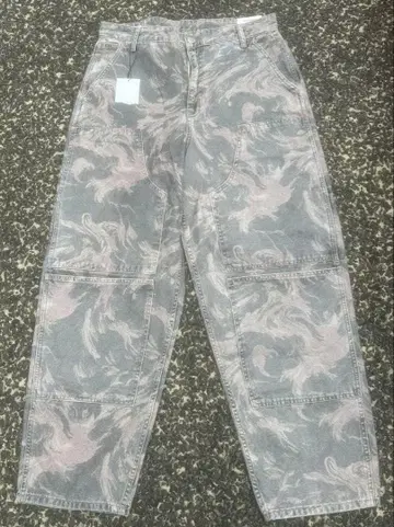 ZARA 카모플라쥬 와이드 워크 팬츠