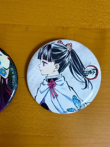 귀멸의 칼날 츠유리 카나오 랜덤 캔뱃지 미사용