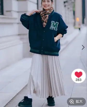 niko and.. 울라이크 플리츠 스커트 long