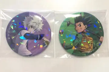 HUNTER x HUNTER 싸우는 등 ver. 캔뱃지 키루아 곤 세트