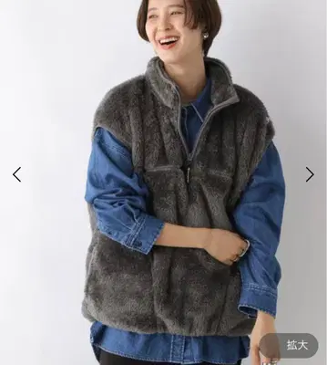 LEPSIM 챔피온 Champion 퍼 베스트 차콜 그레이