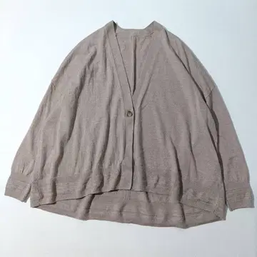 새상품급 북유럽 생활 잡화점 돌려입기 믿음직한 가디건 울 100% 모카