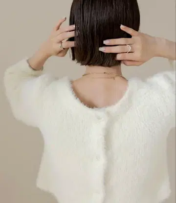 mline mystic 여성용 니트 니트 가디건 샤기 니트