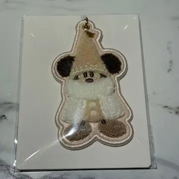 디즈니 크리스마스 릴린린 키체인 화이트