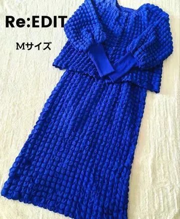 Re:EDIT M 사이즈 파랑 셋업