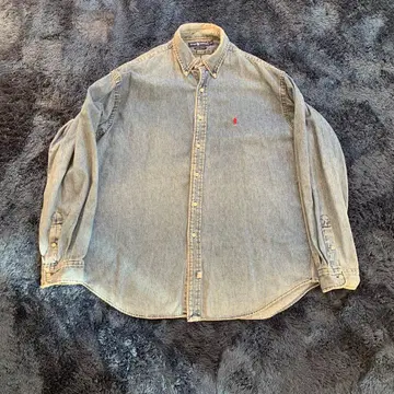 랄프 로렌 데님 셔츠 xl