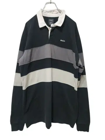 RVCA 루카 보더 라거 셔츠 L 긴팔 블랙