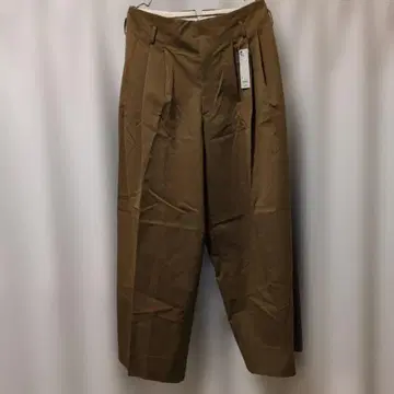 새상품 GU beautiful people 턱 와이드 팬츠 베이지 XL