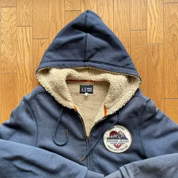 Armani Jeans 네이비 집업 후드티