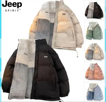 Jeep 다운 자켓 블랙