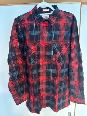 80~90년대 SAUGATUCK 데드스탁 플란넬 셔츠 박스 M 새상품