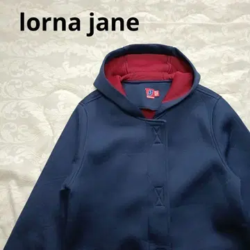 새상품 Lorna Jane 후드티 자켓 하프 코트 종이상자 원단