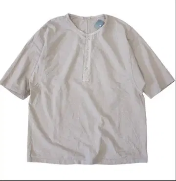 REMILLA 레미라 : 5부 소매 헨리넥 오벌 T셔츠