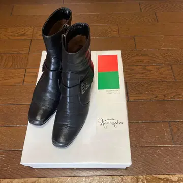 긴자 카네마츠 숏부츠 블랙 23.5