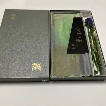 오비 장식 천, 손으로 짠 끈 세트 실크 미사용 오비 끈