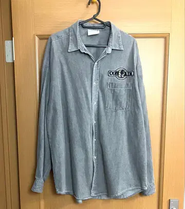 CRYSTAL SPRINGS L 그레이 긴팔 셔츠 L