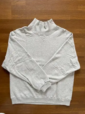 Kit 빈티지 하이넥 맨투맨 그레이