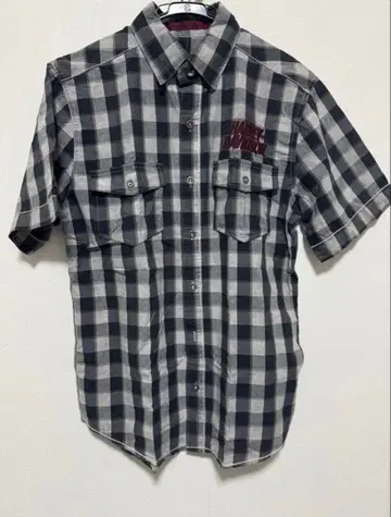 HARLEY-DAVIDSON 반팔 셔츠 블랙 체크