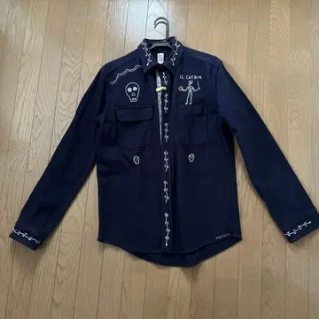 Oaxaca EL CATRIN 자수 긴팔 셔츠 M