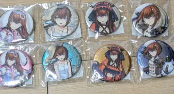 진심 복권 Steins;Gate 마키세 크리스 메탈 캔뱃지 세트 컴플리트
