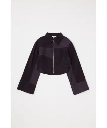 완판템 CORSET LACE 셔츠 moussy 블랙 크롭