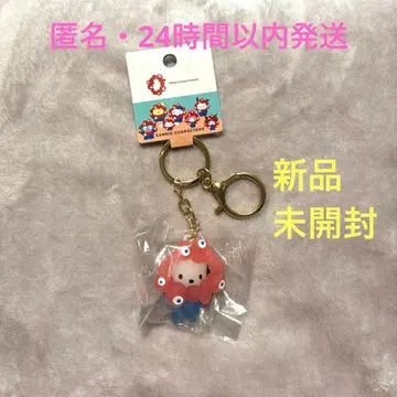 포차코 산리오 미야쿠미야쿠 클리어 컬러 마스코트 키링