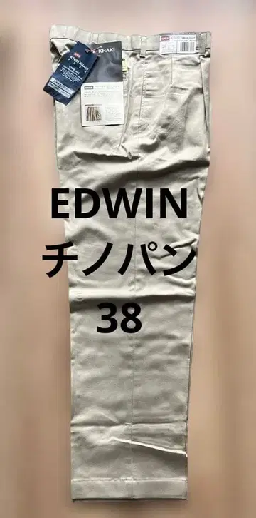 EDWIN KT403 치노 팬츠 카키 38