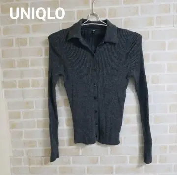 UNIQLO 메리노 리브 폴로 가디건