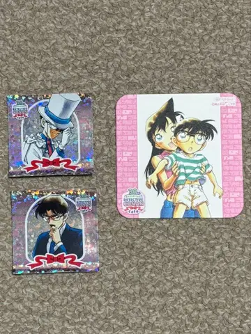 명탐정 코난 카페 구매 혜택 3종 세트