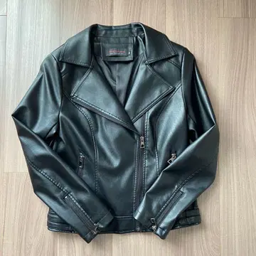 carefreeland 패션 인조 가죽 라이더 자켓