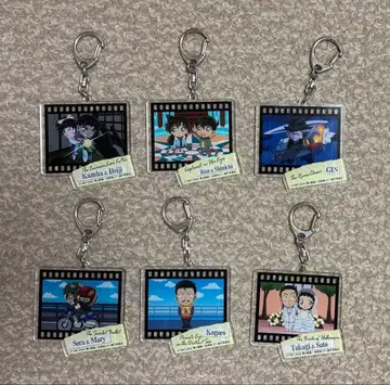 명탐정 코난 더 무비전 아크릴 키링 6세트