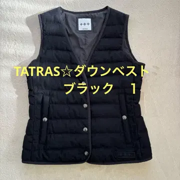 TATRAS 타트라스 퀼팅 다운 베스트 블랙
