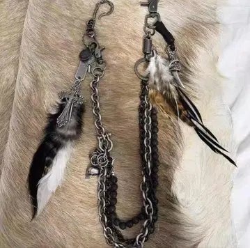 kmrii 계 vkei 페더 지갑 체인