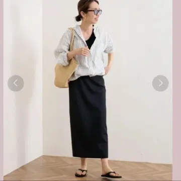 프레임워크 종이상자 니트 타이트 스커트