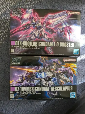 HG 1/144 건담 엘 오 부스터 건담 아스클레피오스 세트