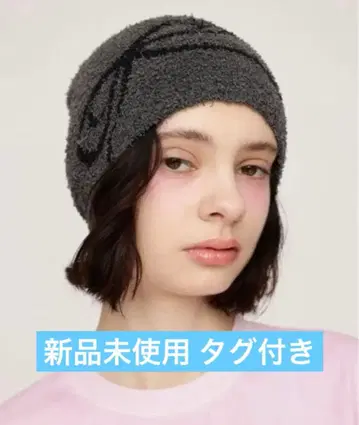 SLY RIBBON JQ 비니 리본 자카드 비니