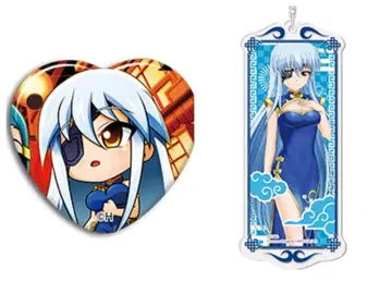전국 오토메 파치쿠지 키링 & 하트 캔뱃지 [ 다테 마사무네 ]