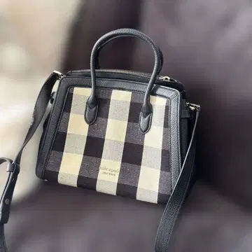 케이트 스페이드 체크 무늬 핸드백 2way