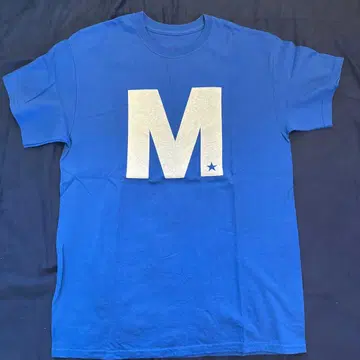 M 파랑 M로고 티셔츠 M사이즈