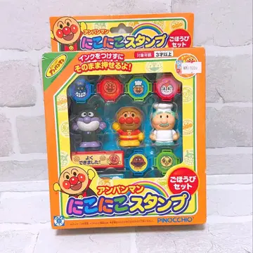 호빵맨 니코니코 스탬프 보상 세트 잼 아저씨