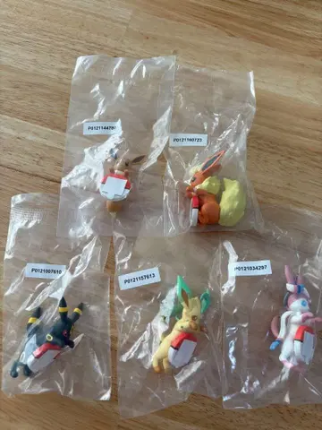 포켓몬 1번 복권 F상 길거리 산책 챠라링 프렌즈 5종