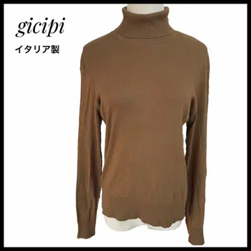 gicipi 지치피 브라운 터틀넥 스웨터 이탈리아제 M 사이즈