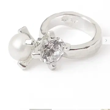 e.m. / e.m.eternal 9호 실버 지르코니아 펄 반지