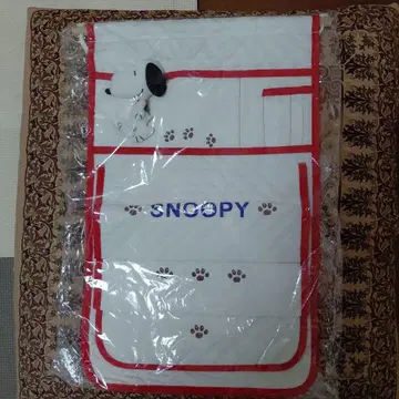 스누피 퀼팅 수납 포켓
