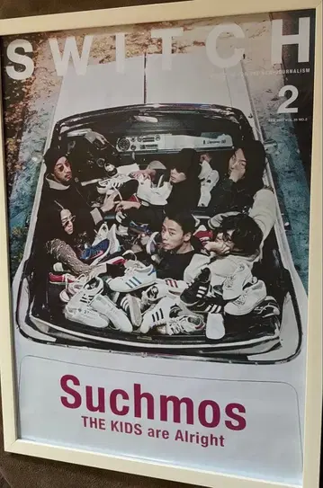 Suchmos 포스터 THE KIDS 잡지 SWITCH